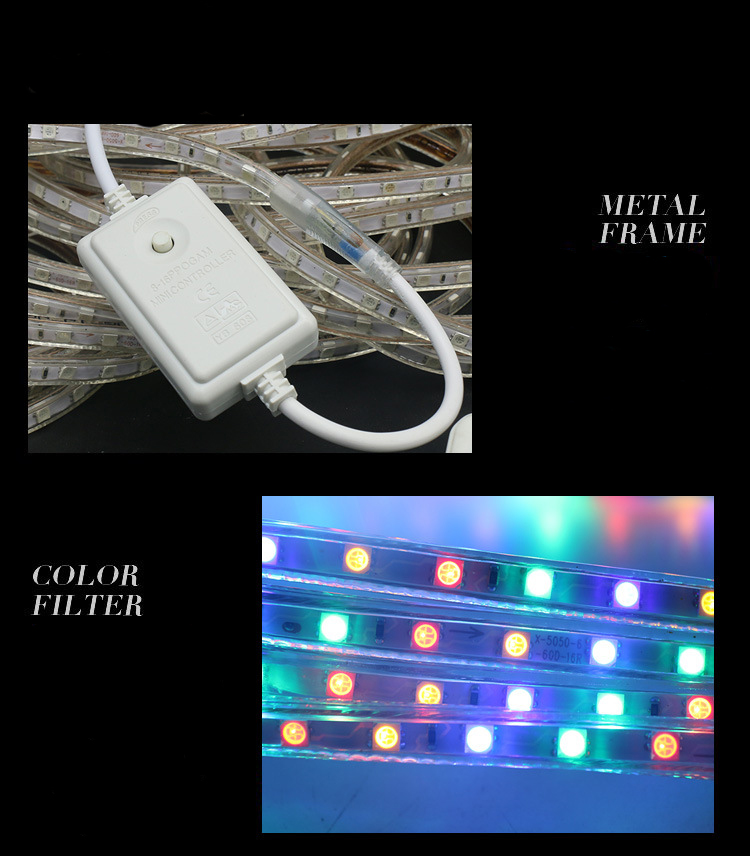 AC 220V/110V Led strip light / Four color SMD5050/2835/3014 Waterproof strip lights