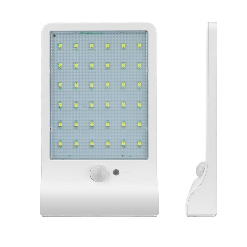 500LM 36 LED Solar Motion Sensor Bright 36LED Outdoor LED Solar Waterproof PIR Wall Street Solar Lighting