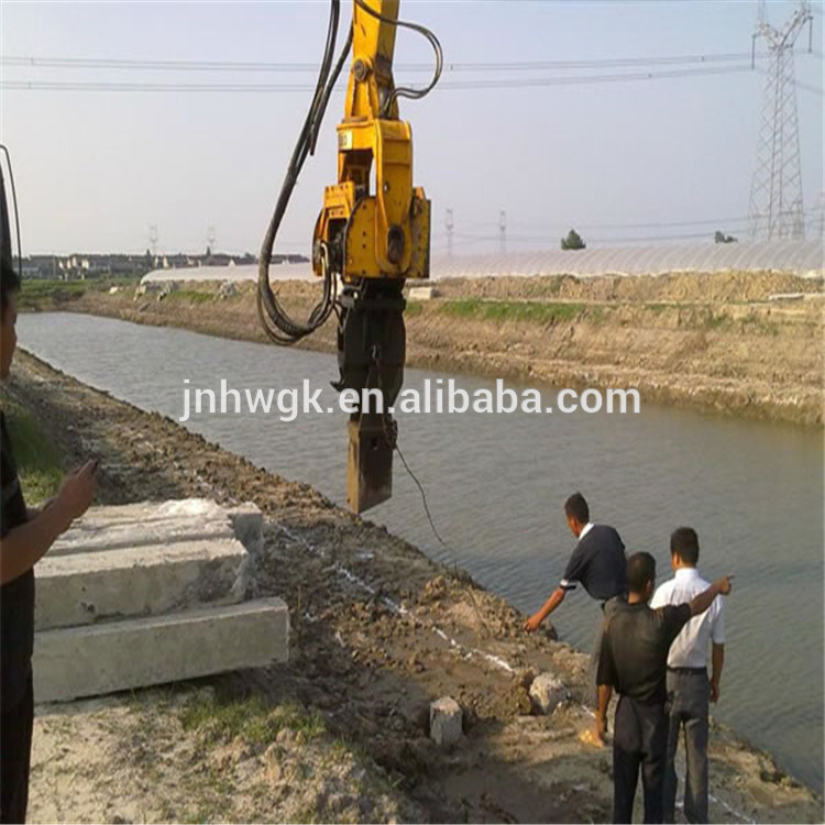 New type hydraulic vibratory heavy pile hammer for sale