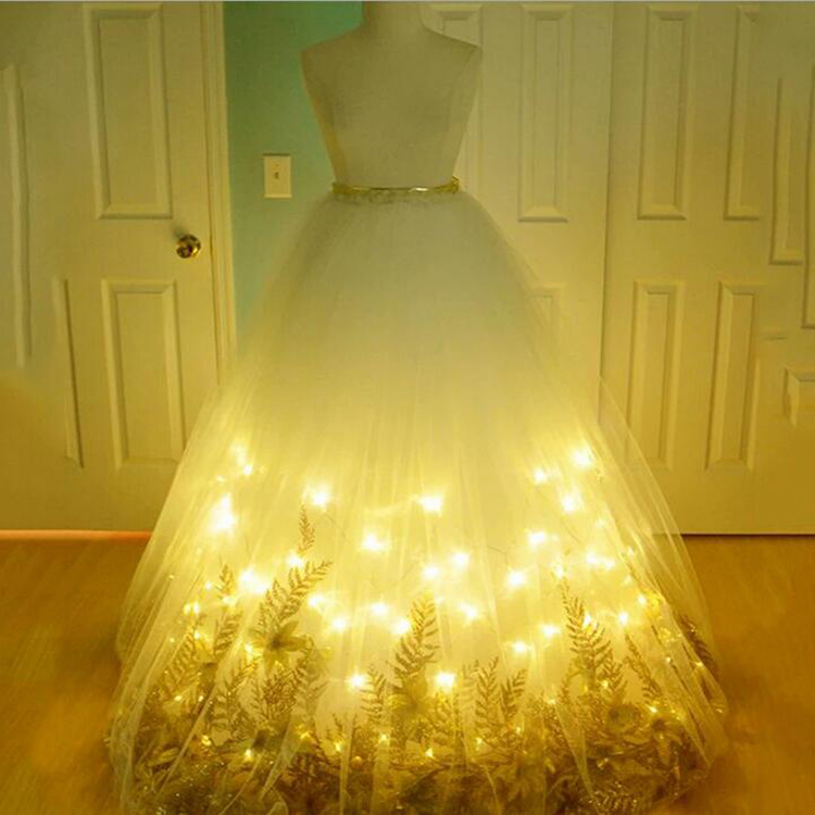 factory Outdoor Christmas Flower Decoration Time Battery Operated Micro Led Fairy String Lights