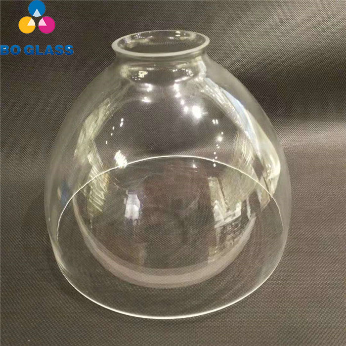 Customized Modern clear Hand Blown Bowl Glass Lamp Shade