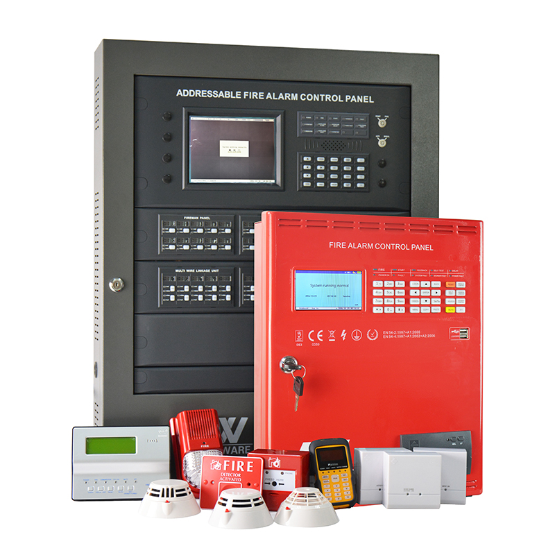 2 wired Bus Addressable Fire Alarm Sprinkler FM 200 System