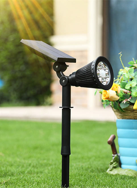 Hot selling products solar led spotlight lights outdoor lawn light