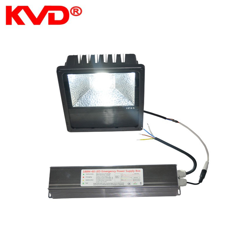 KVD LED emergency ballast DC driver with battery backup 12V 40W LED emergency power supply box