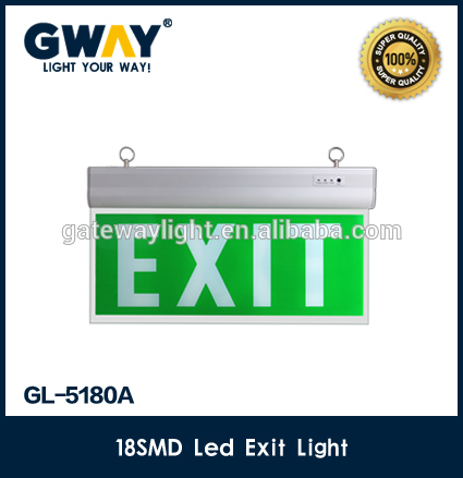 latest rechargeable emergency exit lamp 2835 SMD led exit light