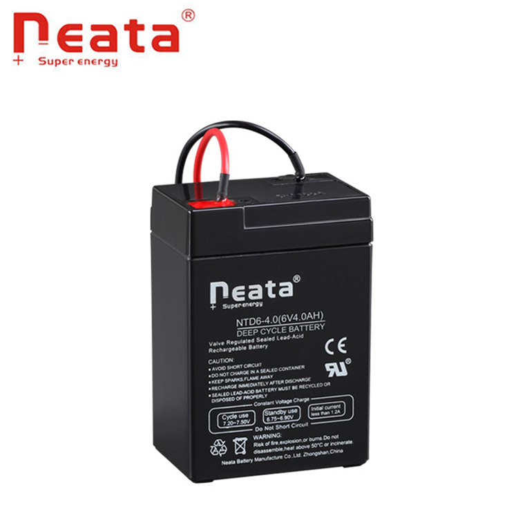 6v4ah rechargeable fun lead acid battery