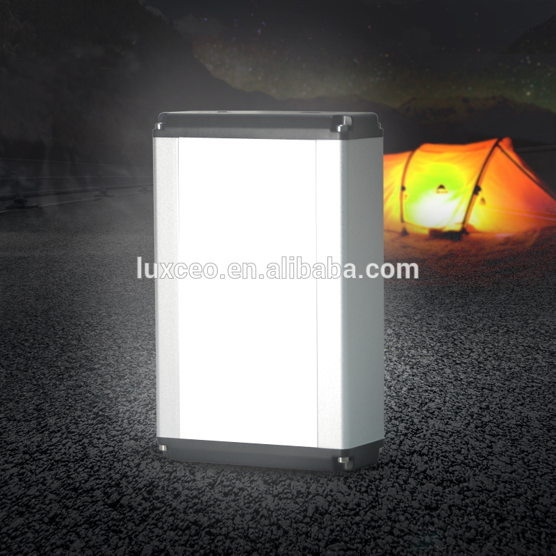 High power 10400mAh battery summer camping survival kit led adjustable solar camping lantern lights