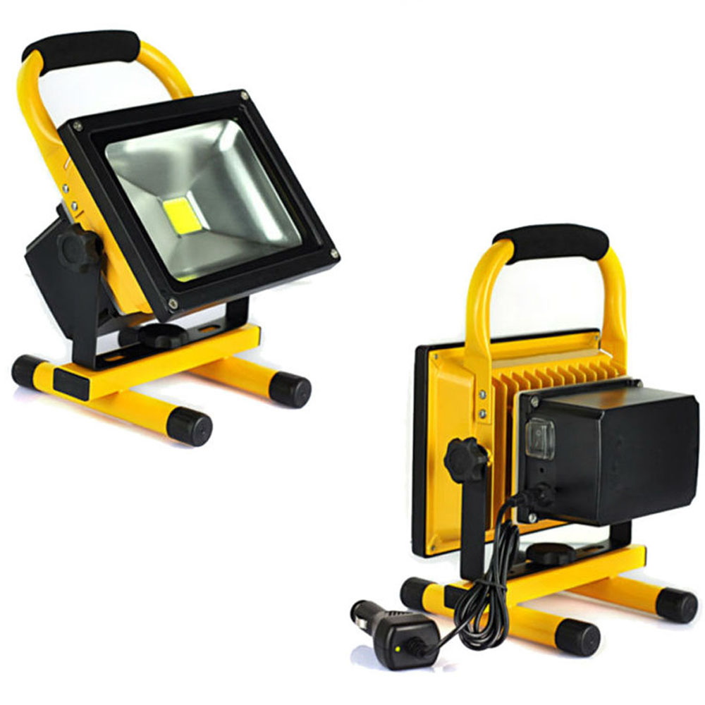 ultrathin led flood light 10W Waterproof IP65 rechargeable portable Spotlight Floodlight lamp camping light