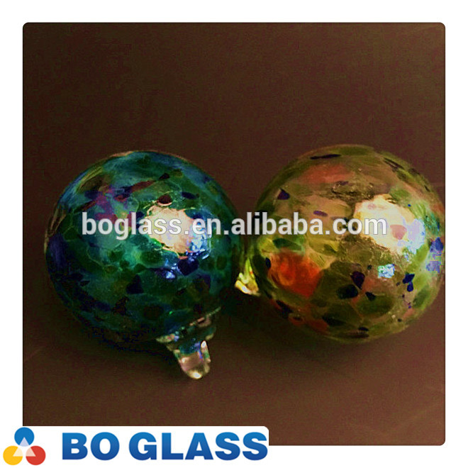 High quality motley glass ornaments christmas tree decoration on sale from BO-Glass