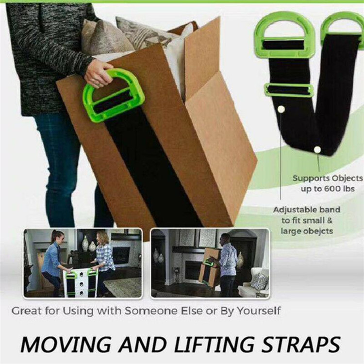 Furniture Moving Strap Portable Single Operation Labor-Saving Lifting Heavy Transport Belt Carry Rope Home Move Convenient Tools