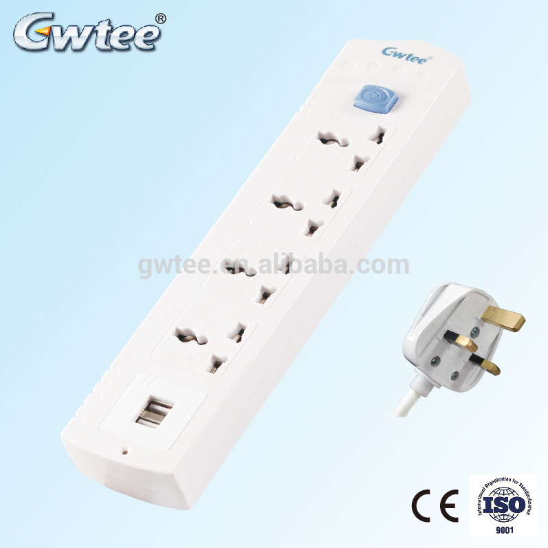 New Type Modern Style FXD-357 220-250V 10A 2500W most powerful usb socket