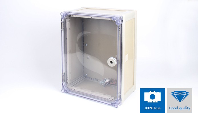 SAIPWELL Manufacturer  500*400*220mm Waterproof PVC  Electrical Box With Clear Door