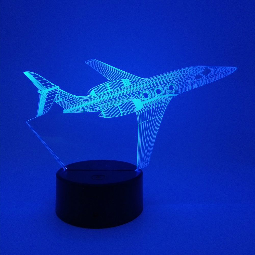 2019 3D LED Illusion Night light High Quality Customizable RGB Touch Button Anime Desk Lamp made in China