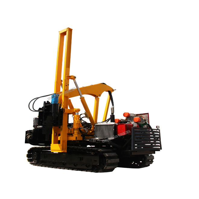 Crawler Chassis Hydraulic Static Pile Drivers For Pole Install