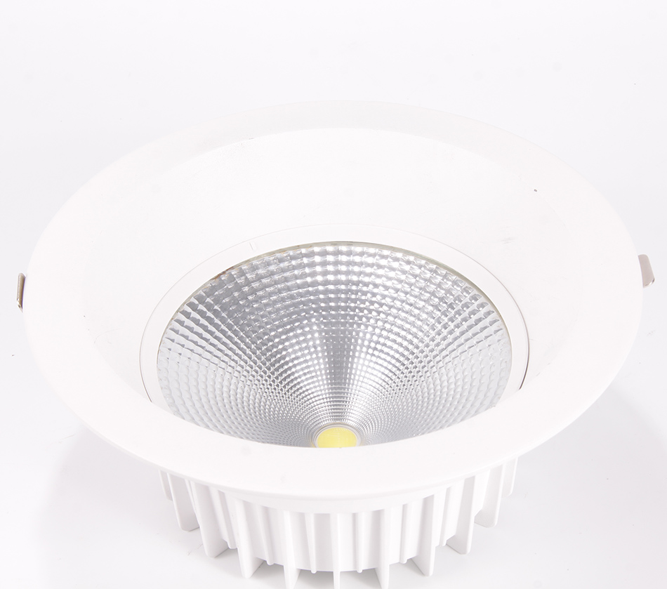 China manufacture COB high power 35w led downlight 250mm