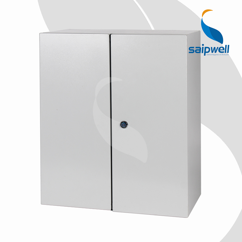 SAIPWELL J Wall Mounted Low Voltage Electrical Power Distribution Double Door Steel Cabinet