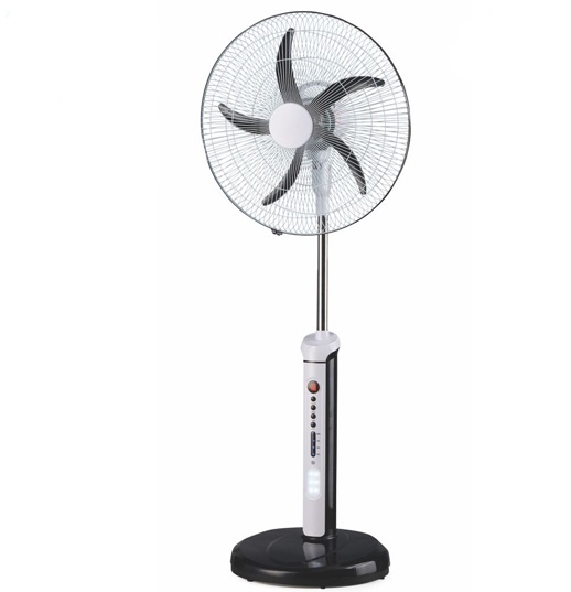 Rechargeable battery stand fan electric 12V DC floor fan exhaust