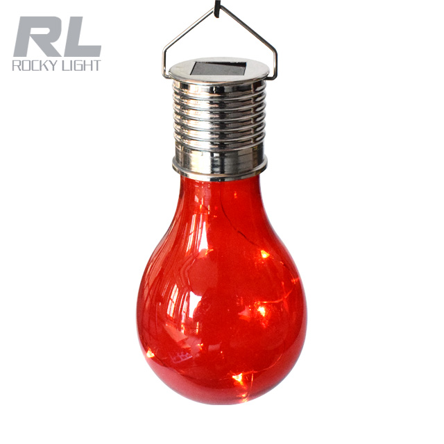 Hot sales LED Solar bulb  LED outdoor restaurant decorative colorful lighting solar light bulb