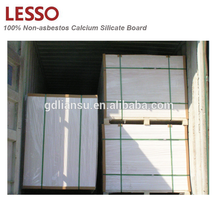 Fireproof material waterproof content 10% calcium silicate board for interior wall