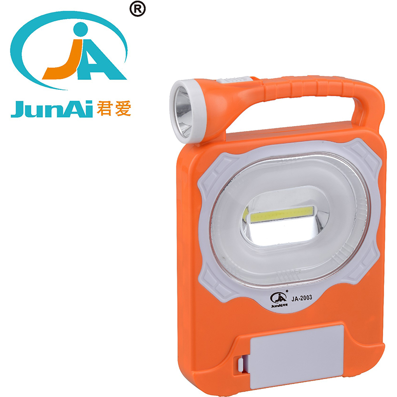 1 year warranty high power solar rechargeable led emergency light Model no. JA-2003