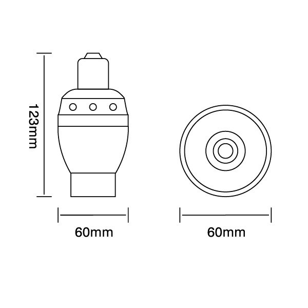 360 degree sensor lamp holder, sensor light Bulb socket base, sensor light holder (PS-SS451)