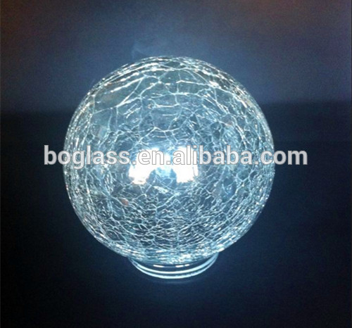 2014 hot sales! crackle glass lamp shade wih high quality from factory