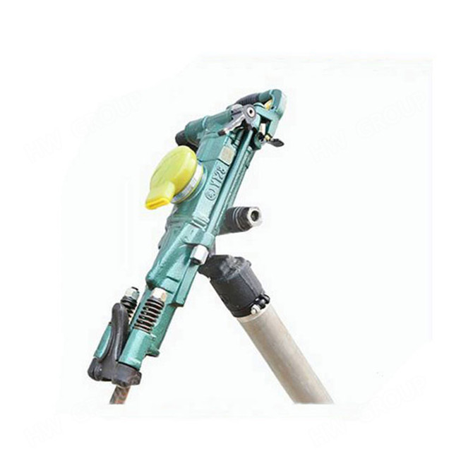 Small YT28 Pneumatic Air Leg Mining rock drill Jack hammer for Granite Bohole Drilling