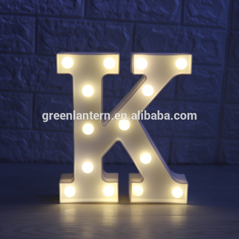 Home Indoor Bedroom Decoration Kids Gifts New Romantic Heart 3D Marquee Letter LED Night Light