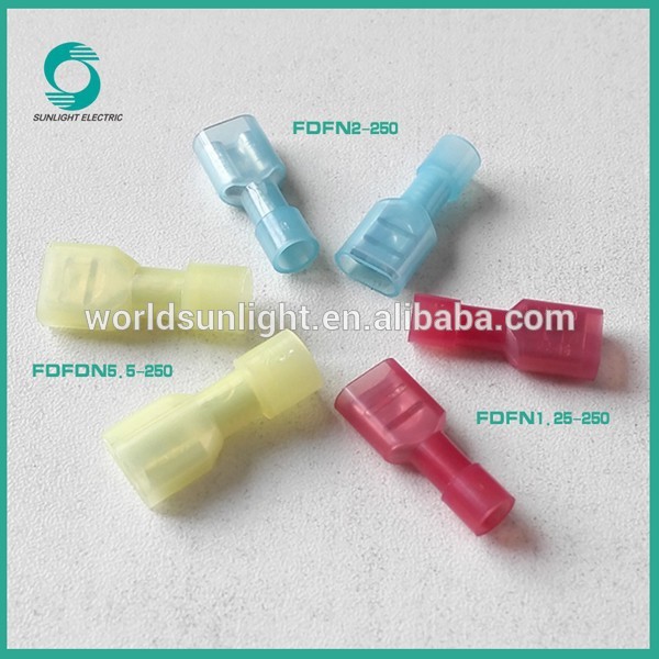 1.5-2.5mm2 FDFN series cable terminal head nylon female fully insulated joint