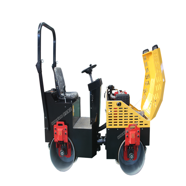 Diesel Vibratory Mini Road Roller Compactor price double steel roller