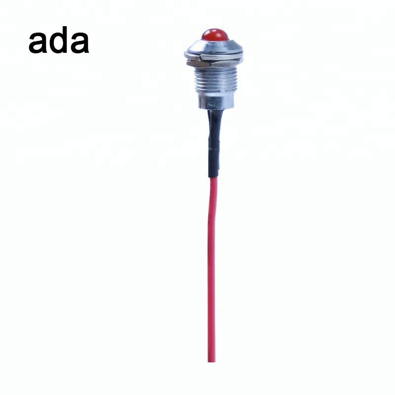 10mm red neon indicator led pilot lamp 230v