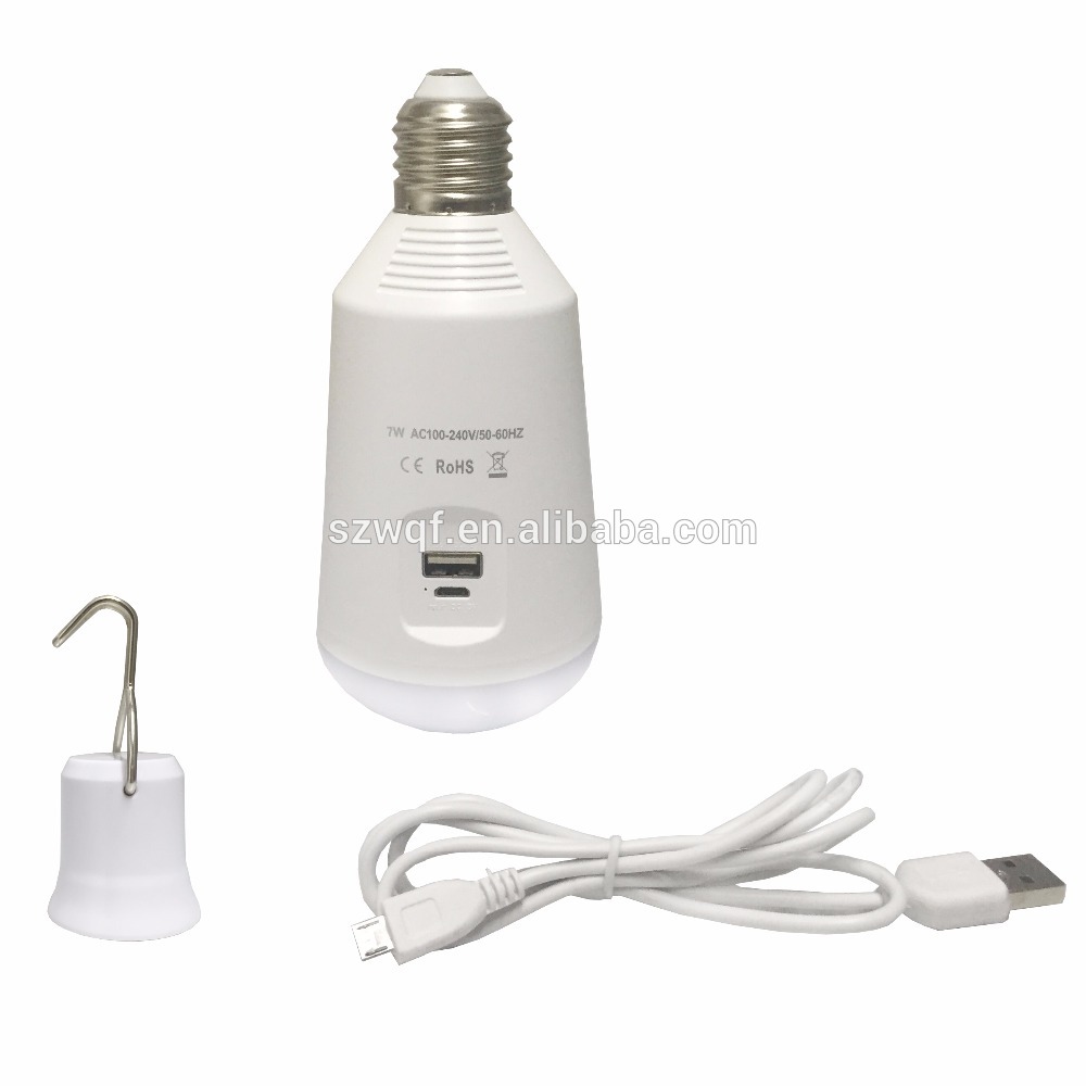 4000 mAh rechargeable led bulb 2016 latest design patent rechargeable led emergency bulb