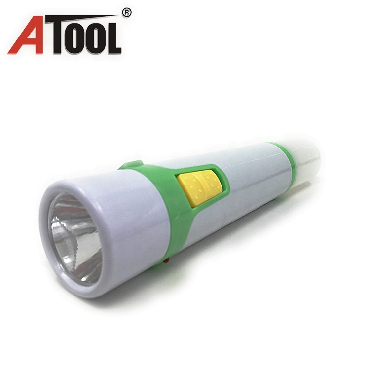 Wholesale products ABS plastic portable rechargeable flashlight