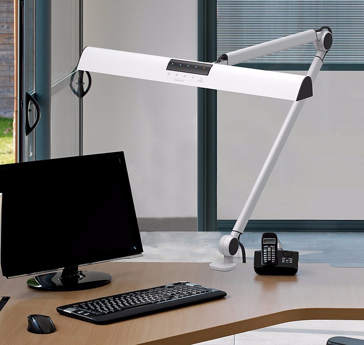 Dimmable Foldable Business Modern Flexible Luxury Aluminum Ultra Drafting Adjustable Touch Table Smart LED Desk Light