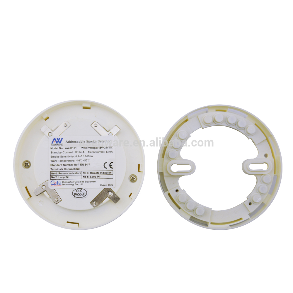 AW-D101 Asenware Addressable fire detector can be addressed individually smoke alarm