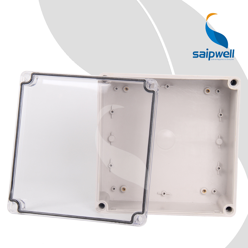 SAIPWELL Y IP66 DS-AT-2020-S 200*200*95 ABS Plastic Transparent Cover Enclosure Outdoor Distribution Terminal Box