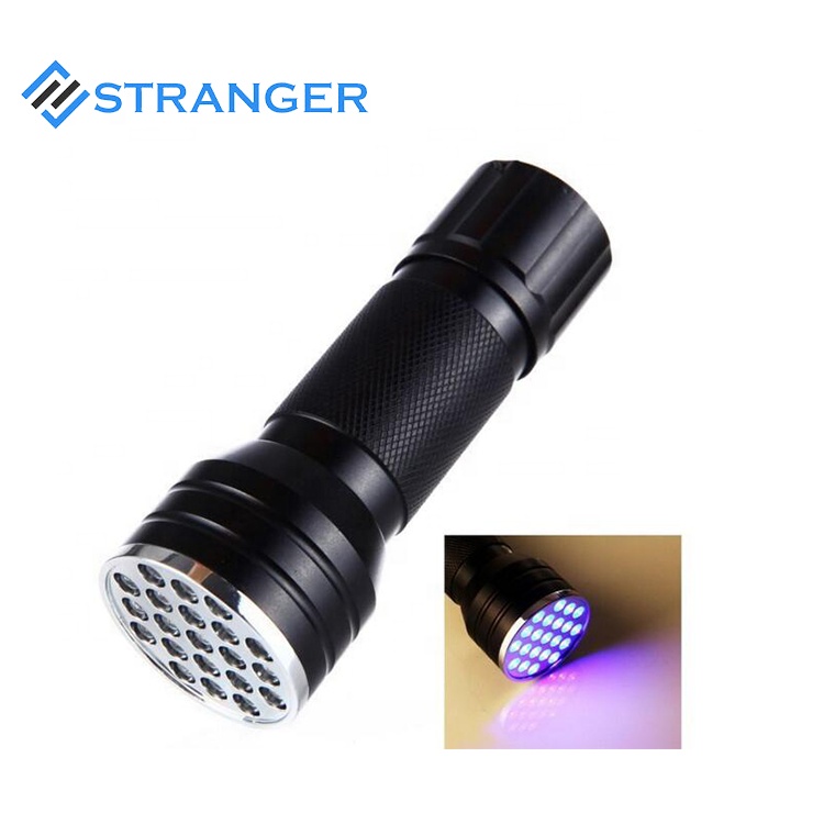 LED UV Flashlight 21 leds uv torch mini led flashlight