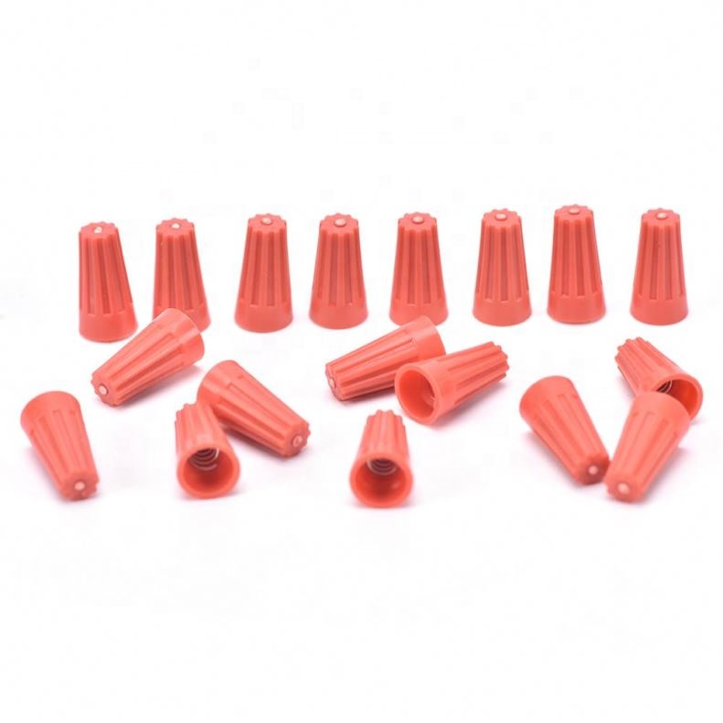 P1 Standard Type Connector Electrical Wire Twist Nut Connector Terminals Cap Spring Insert Assortment red