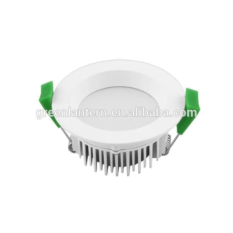 White shell dimmable SMD led downlight 10w SAA Australia standard recessed LED downlight fixture
