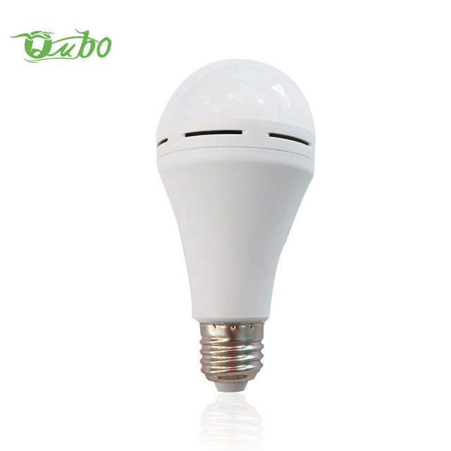 Battery operated rechargeable 12v dc led light bulb