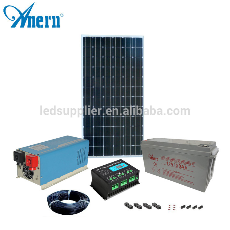 5000 watts solar panel system off grid solar kits for home