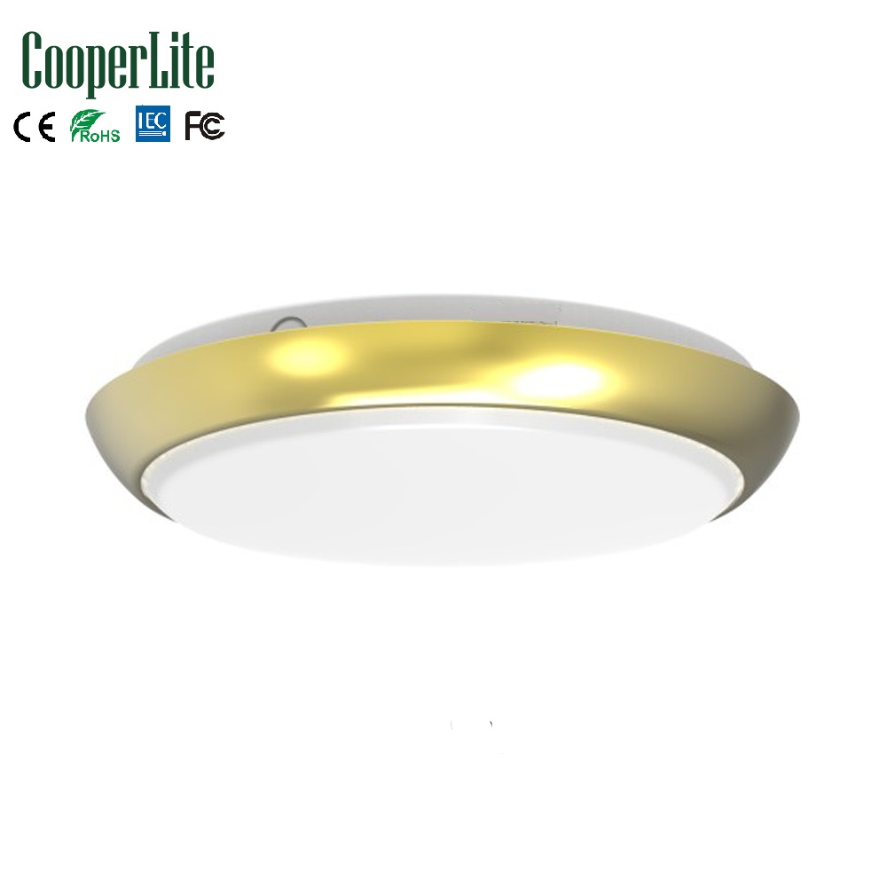 CooperLite 18W 1000lm/w LED 2D bulkheads with Microwave sensor 3H emergency