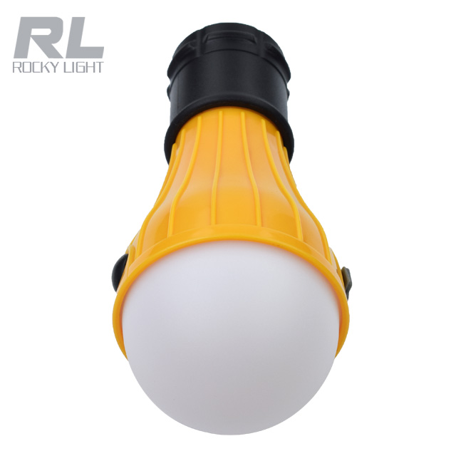 Outdoor battery strobe portable led emergency bulb camping light with hook