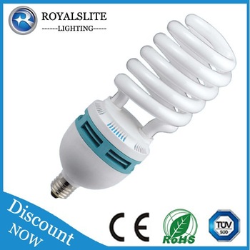 25 / 55 / 85/ 105 watt aishi capacitor energy - saving lamp halogen bulb 127v half spiral cfl bulb lighting lamp