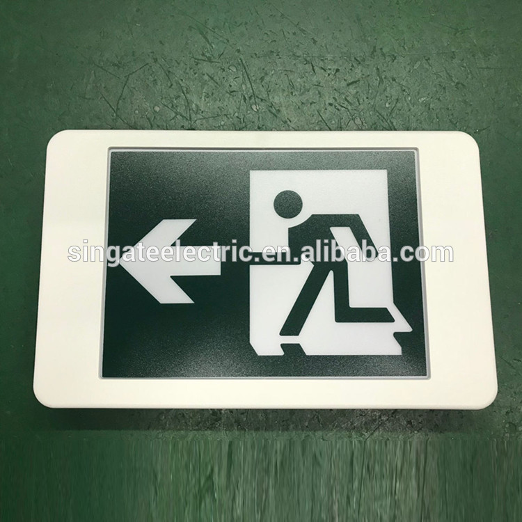 Canadian series 120V 347V running man exit sign led fire emergency light exit light sign