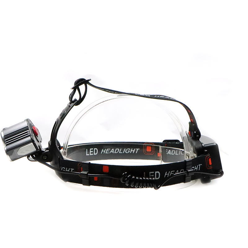 LED Headlamp Manufacturer High Power LED Head Lights 3 Head Rechargeable LED Headlamp For Fishing Hunting