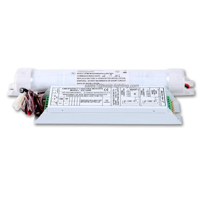 kejie DC output 3-90V battery backup emergency conversion kit 36W panel light LED emergency module