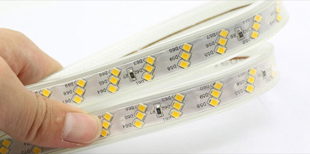 Waterproof IP67 SMD2835 180LEDs/m 220V/110V High Voltage LED Strip Light High Brightness with Factory Price