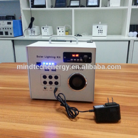 2018 mini home solar power system with led bulb