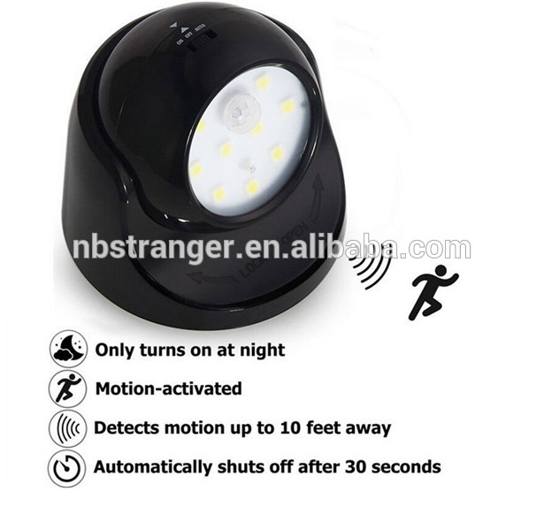 MOTION SENSOR LIGHT ,Motion sensor LED light for automatic illumination; indoor or outdoor use